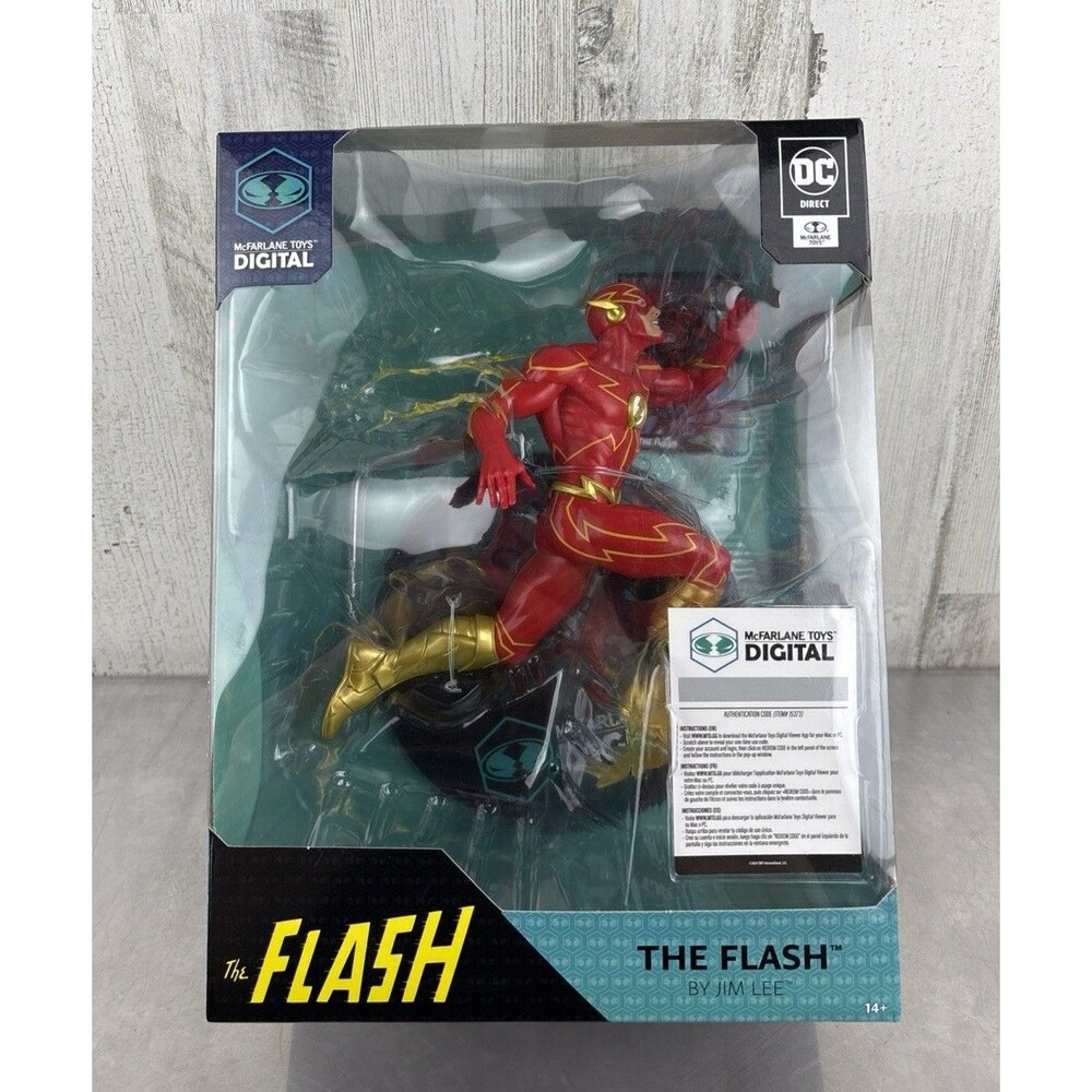 McFarlane Toys DC Direct Digital The Flash by Jim Lee 12" Posed Figure